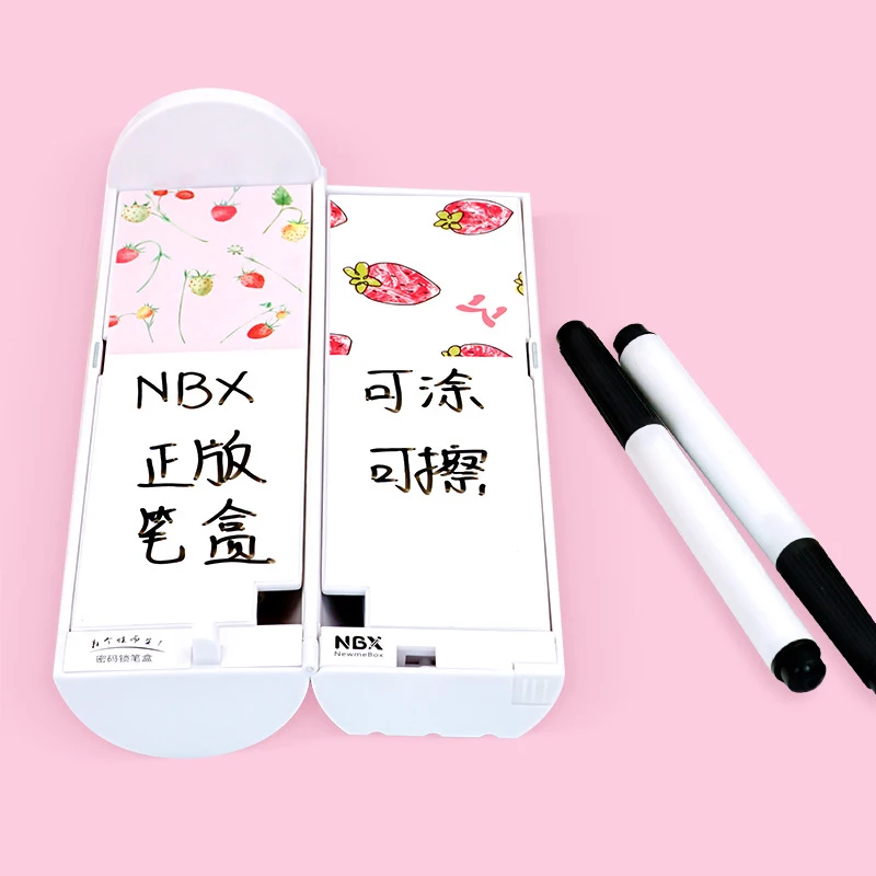 Kawaii большой емкости коробки для карандашей милый многофункциональный чехол