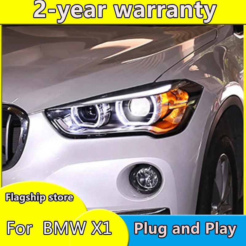 1 пара светодиодных автомобильных фар для BMW X1 2016-2019 bmw автомобильная головная