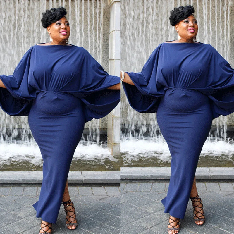 Размера плюс Для женщин длинные Вечеринка платье на выпускной Платье подружки