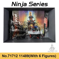 new 844pcs ninja movie figures model building blocks bricks 71712 empire temple airjitzu madness boy toys for kids xmas gifts