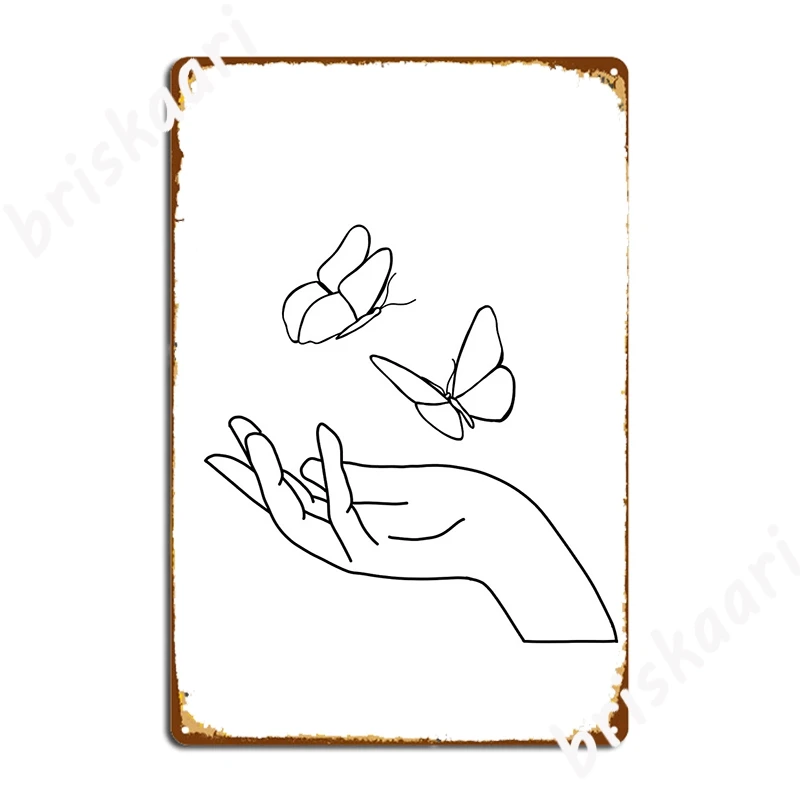 

Cute Minimalist Metal Sign Cinema Garage Bar Cave Create Poster Tin Sign Posters