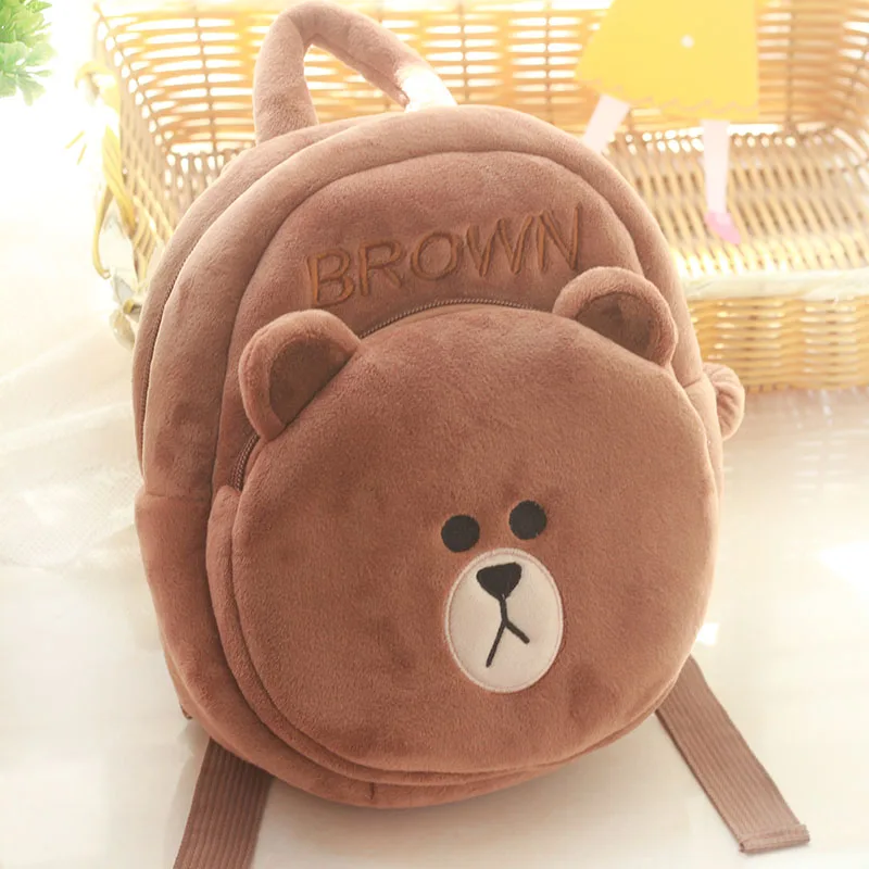 Bear Новинка 3D Koala школьные ранцы для мальчиков и девочек Мультяшные милые мягкие плюшевые рюкзаки детские школьные сумки Лучший подарок игрушки куклы сумки - Цвет: Bear