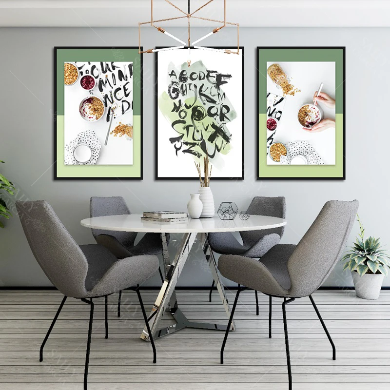 Доброе утро! Скандинавская кухня украшение холст Картина Современный Кофе Торт