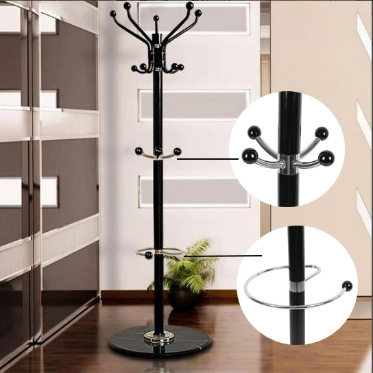 1 шт. пальто со стоячим металлическая смонтированная вешалки шляпой Дисплей