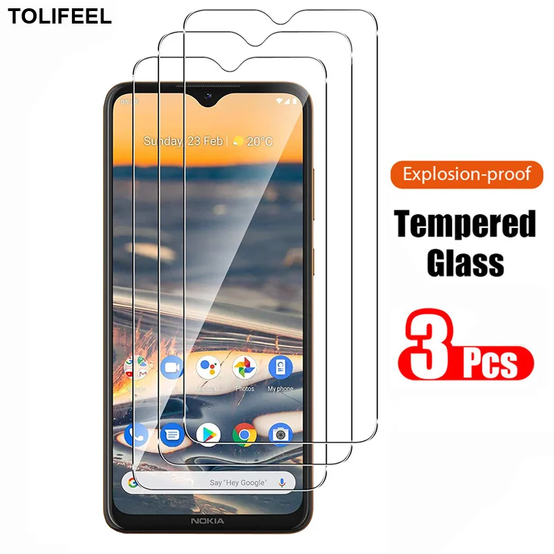 

Закаленное стекло для Nokia G10 G20 G30 G50 X10 X20, пленка для защиты экрана телефона 9H 2.5D, Защитное стекло для Nokia G20, 3 шт.