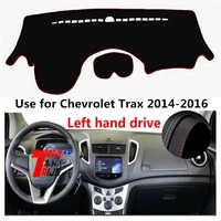 taijs factory classic leather car dashboard cover for chevrolet trax 2014 2015 2016 left hand drive