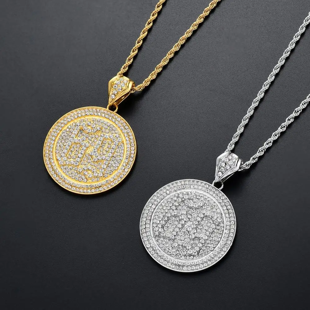 Ожерелье с подвеской в стиле хип хоп для мужчин|Ожерелья подвеской| |