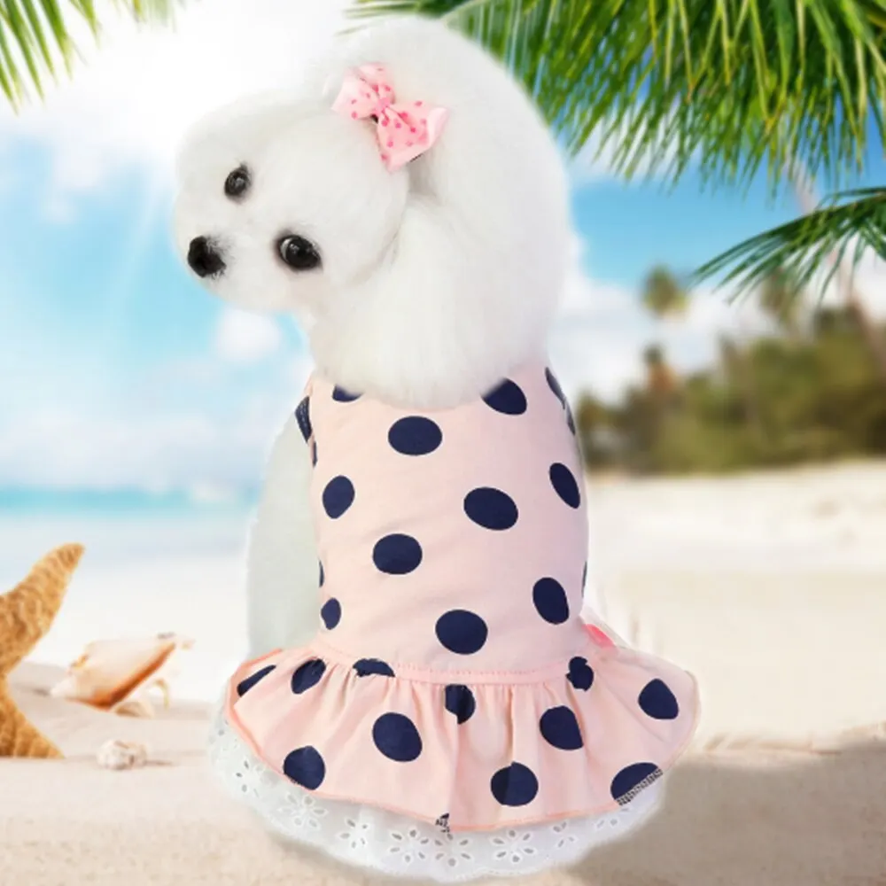 Женская одежда для собак джинсовое платье джинсовая юбка маленьких щенков