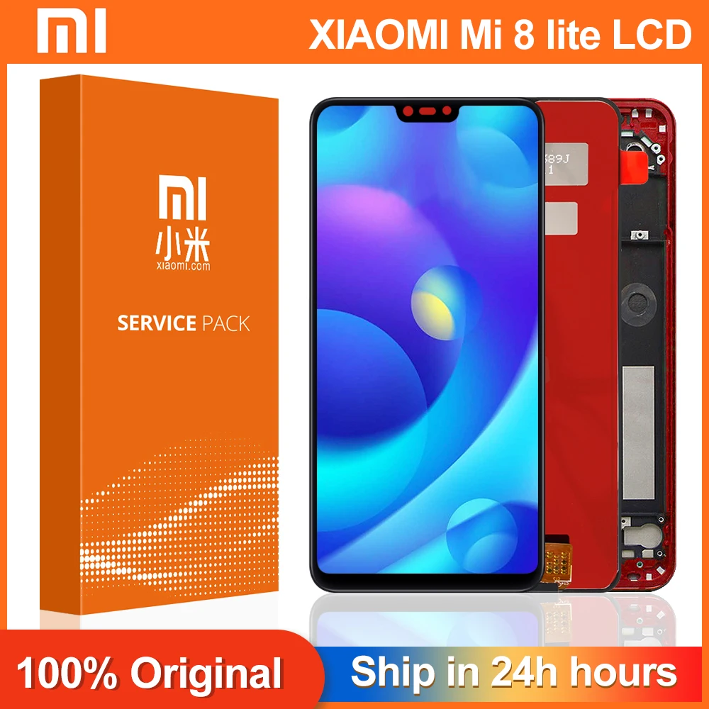 Оригинальный ЖК дисплей 6 26 дюйма для Xiaomi Mi 8 lite с сенсорным экраном дигитайзер в