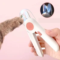 pet nail clipper with led light dog cat stainless steel nail scissors pet grooming supplies trim pet nails protect dog paw