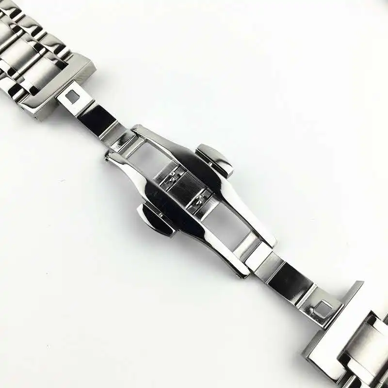 

12mm/14/15/16/17/18/19/20/21/22/23/24/26mm Watch Band Strap Stainless Steel Watch band Bracelet with Hollow arc interface