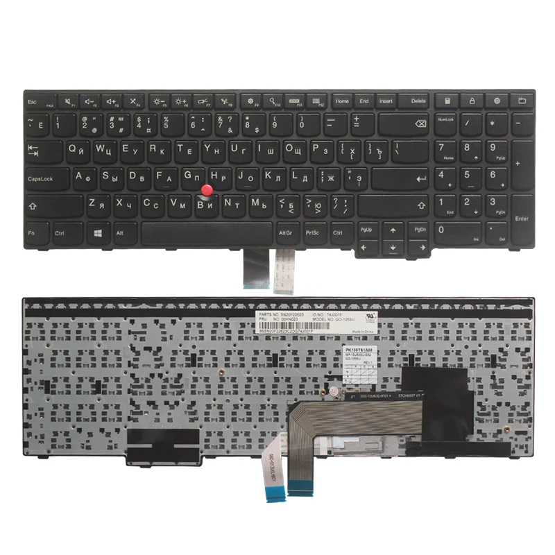 Новая русская клавиатура для ноутбука lenovo IBM Thinkpad E550 E550C E555 E560 E565 RU без