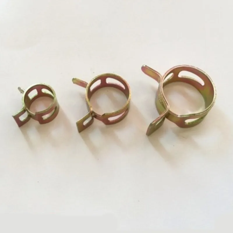 

20Pcs 4-20mm for choose Fuel Spring Clip Vacuum Silicon Hose Clamp Autos Autos Spring Clip Fuel Oil Water Hose Pipe Tube Clamp