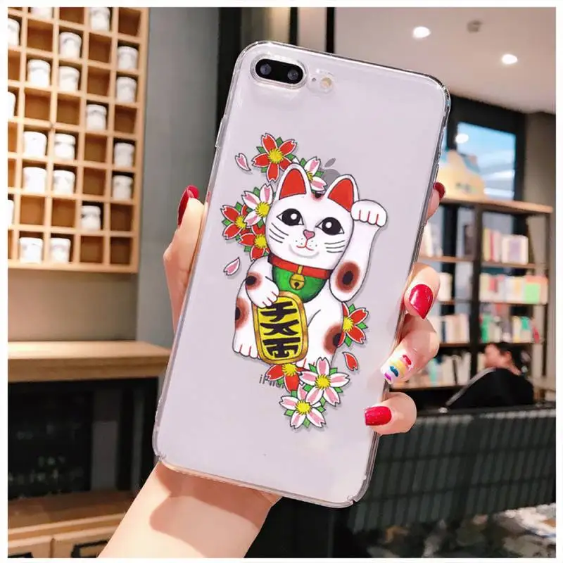 

Japanese lucky cat Phone Case For iPhone X XS MAX 6 6s 7 7plus 8 8Plus 5 5S SE 2020 XR 11 12pro max Case