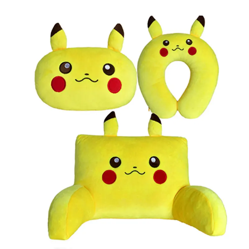 Pokemon Plush Toys Pikachu Plush Pillow for Home Car Anime Pikachu Figure Soft Stuffed Toys Dolls Cute Cartoon Plush Pillow Gift