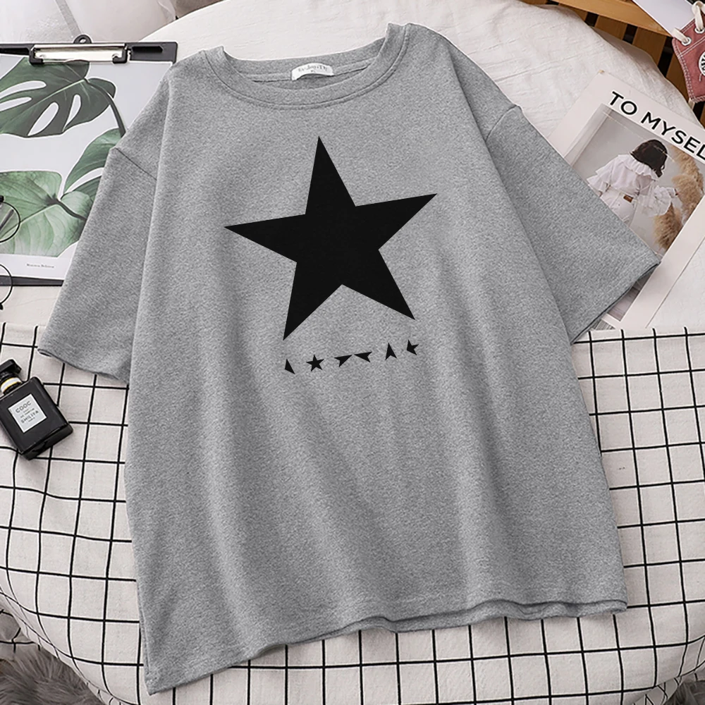 Хит лета 2019 мужские футболки Дэвида Боуи герои черная звезда логотип модная