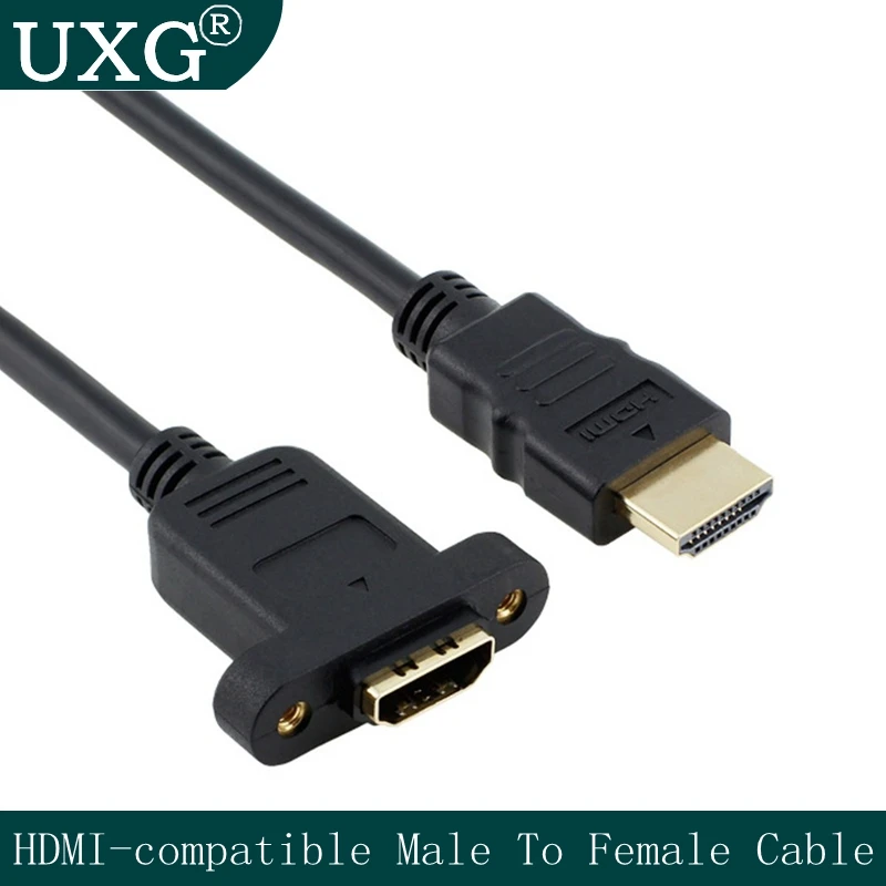 HD A 1 4 V 19pin мужчина к HDMI Совместимость Тип Женский удлинитель с винт блокировка