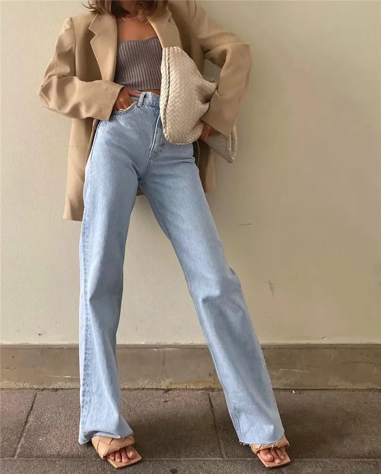 

Jeans Women Ripped Spring Autumn Winter Casual Straight Jeans Ripped Mom Jeans for Women Gothic Punk Sexy Vintage Streetwear