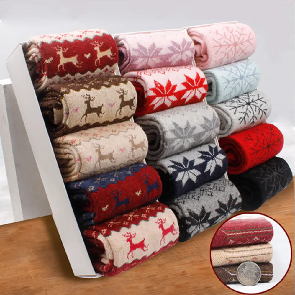 

5Pairs/Lot Xmas Girls Short Socks for Women Winter 2021 Womens Cotton Toddlers Tube Socks Christmas for Infant Designer Socks