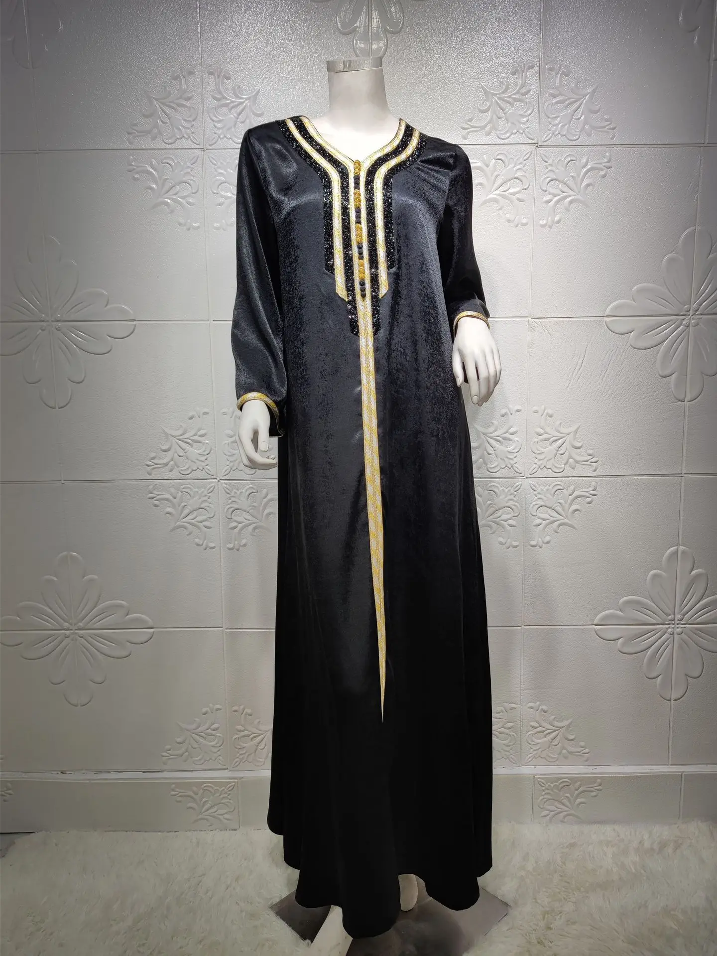 Eid Mubarak Abaya Dubai Turkey Abayas Muslim Hijab Dress Arabic African Dresses for Women Islam Clothing Kaftan Robe Musulmans