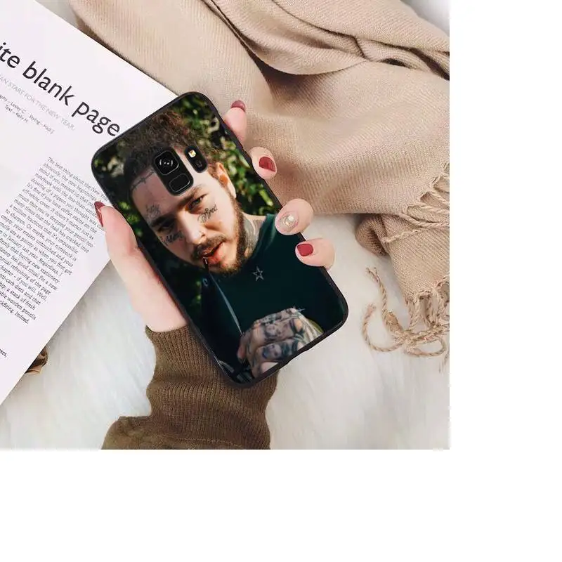 FHNBLJ Post Malone чехол для телефона Samsung Galaxy S20 S10 Plus S10E S5 S6 S7edge S8 S9 S9Plus S10lite 2020 | Мобильные