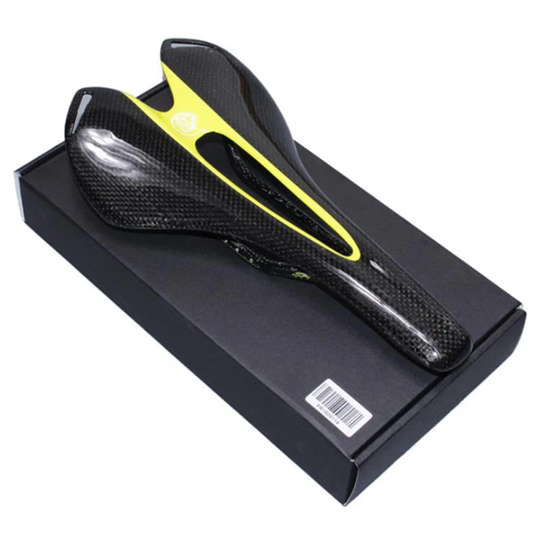 

1pcs Road Mountain Bike Saddle High Quality Famous Brand Full Carbon Fiber Bike Saddle 3 Color