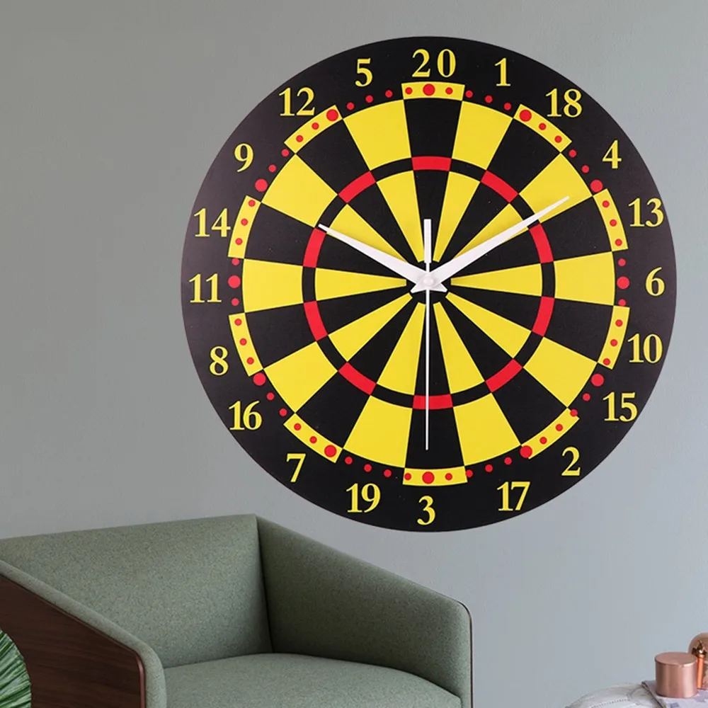 Creative Darts Wall Clock Modern Design Silent Quartz Clocks Nostalgic Individual Character Sitting Room Adornment | Дом и сад