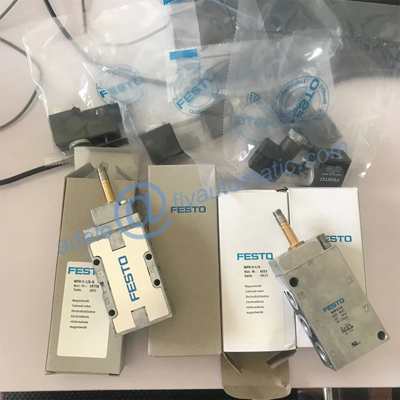 MFH-5-1/4-B 15901 с катушкой 5/2 В переменного тока 24 постоянного Festo-Way Пневматический