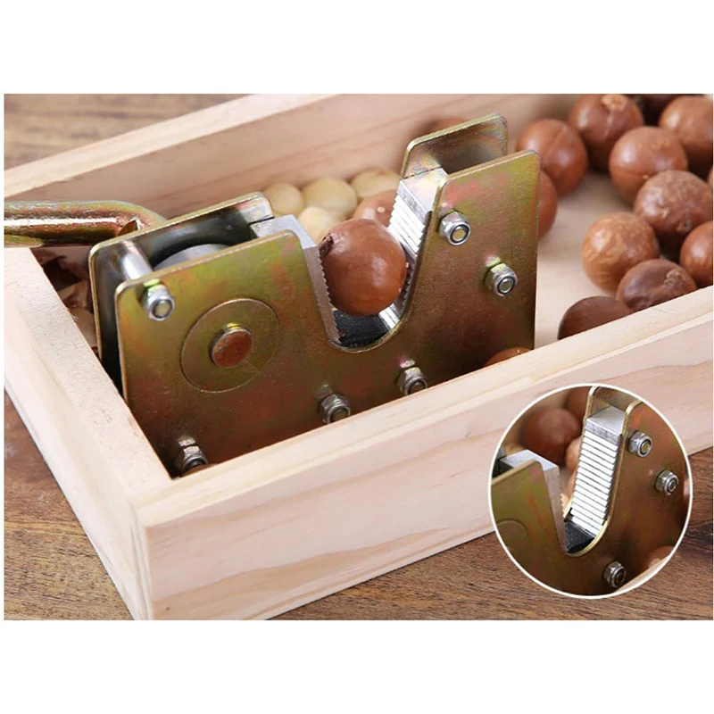 Деревянная Гайка Щелкунчик открывалка личи орех Гавайский Орех грецкий