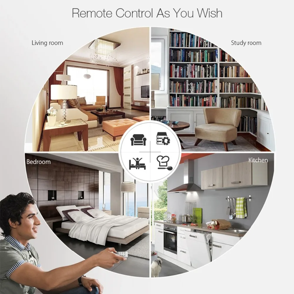 Франция Smart Plug Mini, европейская розетка типа E/F розетка 16A беспроводной пульт дистанционного управления 433 беспроводной светильник переключатель