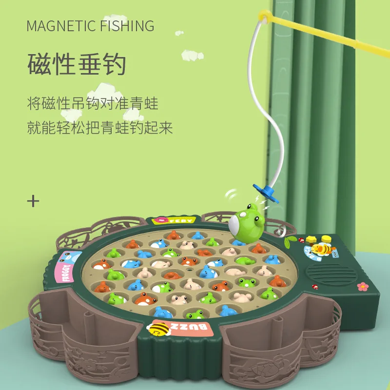 Детские игрушки для рыбалки электрический музыкальный светильник водного цикла