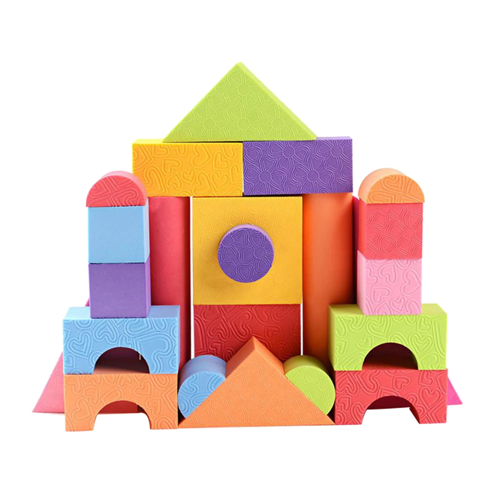 

Set of 25pcs Educational EVA Foam Building Blocks Stacking Blocks Toys