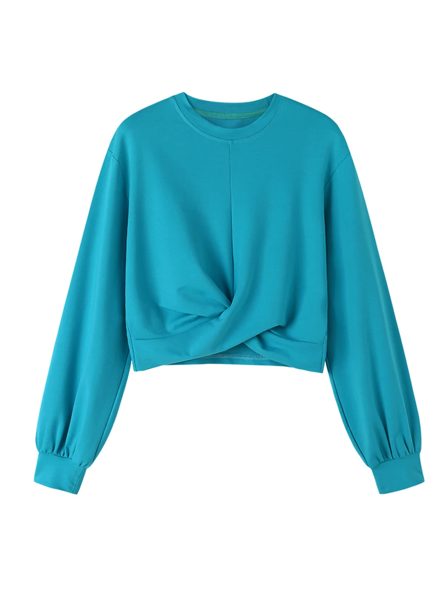 

Korean Style Sweatshirt Casual Loose Fashion Aesthetic Harajuku Crewneck Long Sleeve Sweatshirt Sudadera Women's Clothing DB60WY