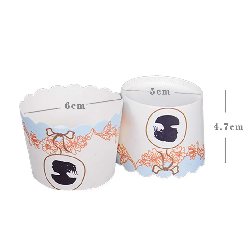 50 шт./компл. бумажные формы для торта форма кекса лайнер выпечки коробка кексов