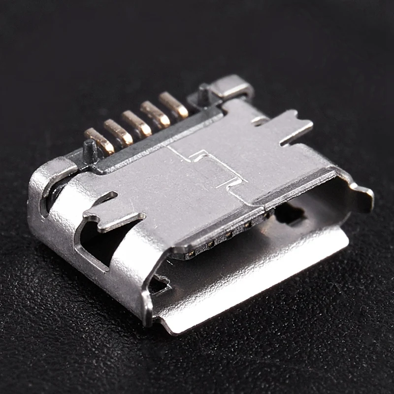 50 шт PCB SMT Micro USB Type B 5Pin гнездо адаптера Jack | Электроника