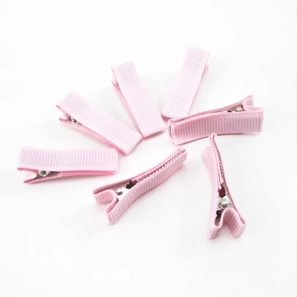 

10Pcs Solid Color Leather Hair Clip Barrettes For Party Wedding Decor,10Yc2499
