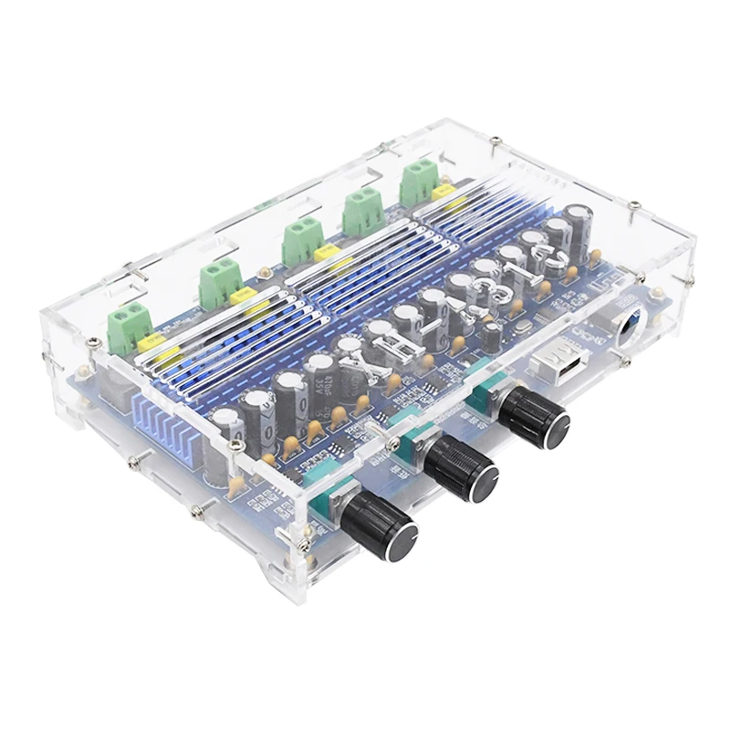 TPA3116D2 Sound Audio Amplifier Home Amplifier For Powerful Bluetooth 5.0 Speaker 100W Subwoofer Board Stereo 4 Channel Amplify