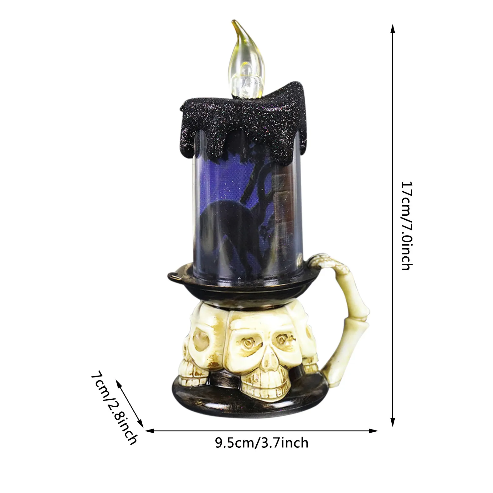 

Свечи в виде снежного шара на Хэллоуин, освещенная лампа, работающая от батарейки, неистовый спиннинг, мерцающие водные свечи «Торнадо», бес...