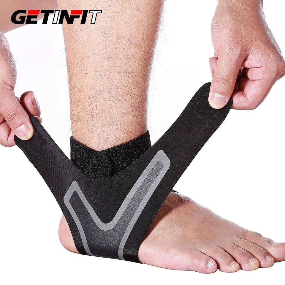 

Getinfit Compression Ankle Protectors Anti Sprain Outdoor Basketball Ankle Brace Supports Straps Bandage Wrap Foot Sport Safety