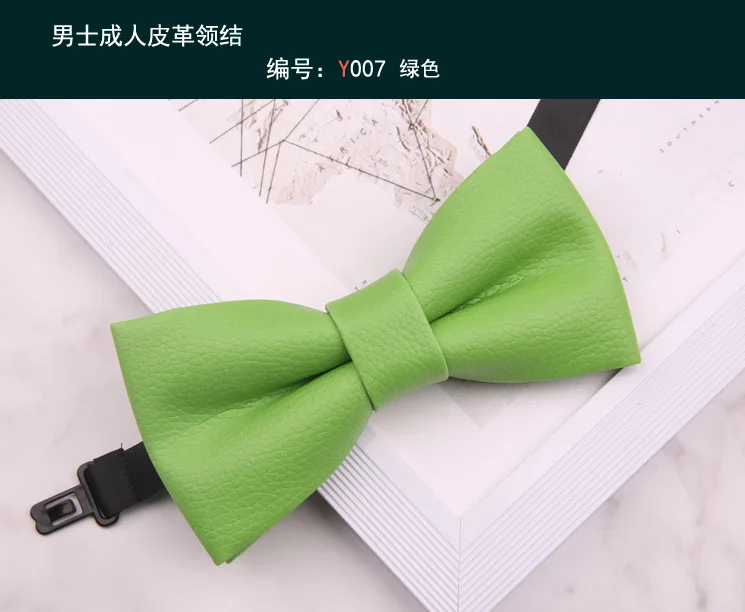 

PU Leather Feminine Bowtie Business Wedding Bow Tie For Mens Banquet Texudo Bowknot Adult Bow Ties Girls Gravatas Cravat