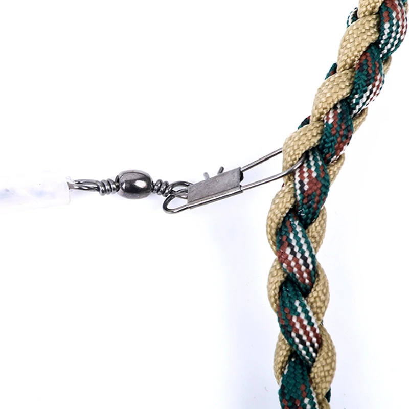 

Fly Fishing Lanyard Necklace Braided Paracord Fishing Rope Fishing Tools Holder Hanging Line Outdoor Fishing Accessories