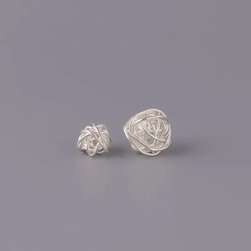 Fyla режим тайского серебра полые скрученные шарики проволока бусины DIY 2019 новые
