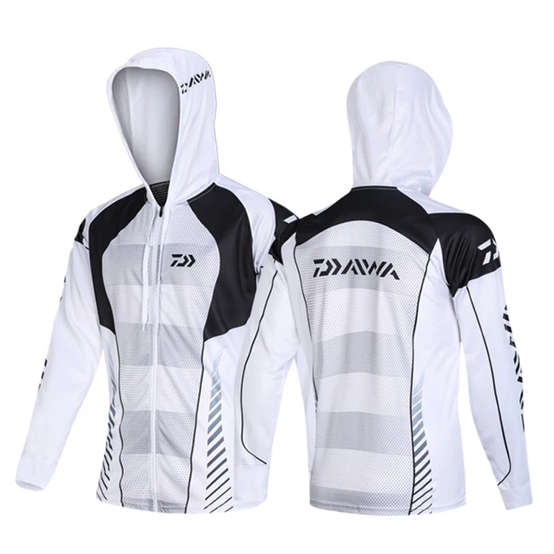 

Men Fishing Clothes Windproof Zipper Jacket Anti-Mosquito Coat Fishing Jersey Running Riding Fishing Clothes -40