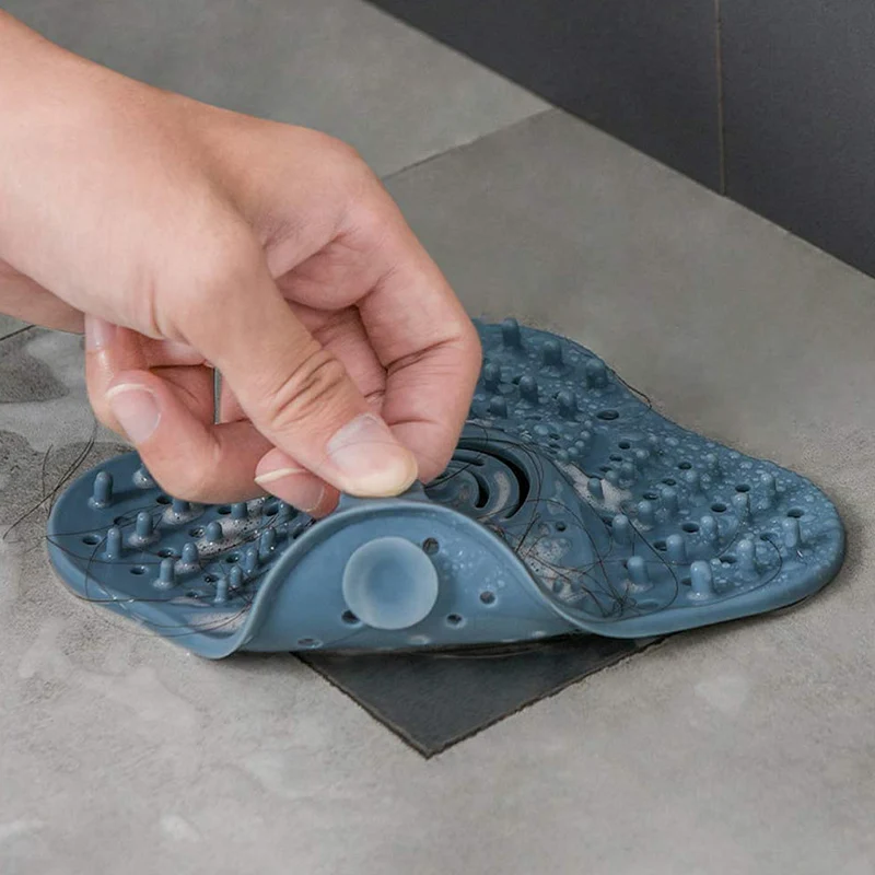 Резиновая щетка для волос поймать душ слив гибкий фильтр ванны с 4 Крепкие