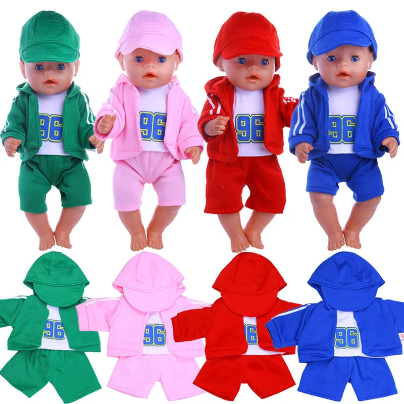 Спортивная кукла повседневный набор с шариками для 18 дюймов американская 43 см