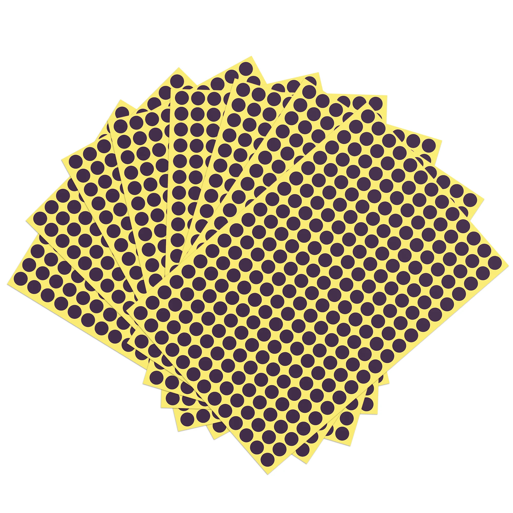 

Uxcell цветная наклейка, Круглая этикетка 8 мм для офисного маркера, фиолетовая Упаковка из 5200