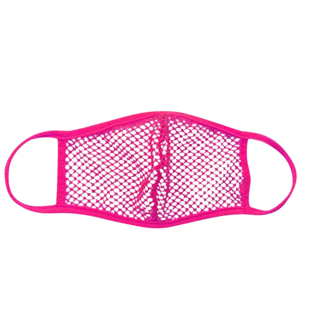 

5PCS Adult Washable Face Mask Mesh Hollow Reusable Ultra-Breathable Soft Protective Stretchy Earloop Mask Outdoor Cycling Mask