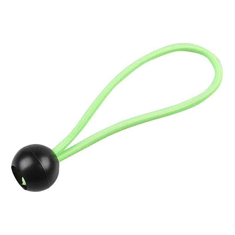 

10 шт. 5,1 шариковый банджи, шнур, брезент, Завязывающийся ремень, навес, черный/зеленый новый