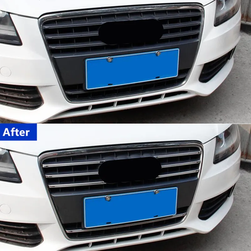 Решетка для передней решетки автомобиля декоративная крышка Audi A4 2009-2012 решетка