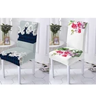 Чехол для стула с цветочным рисунком, защитный чехол для сиденья, моющийся Многофункциональный вечерний Универсальный Декор, 1246 шт.